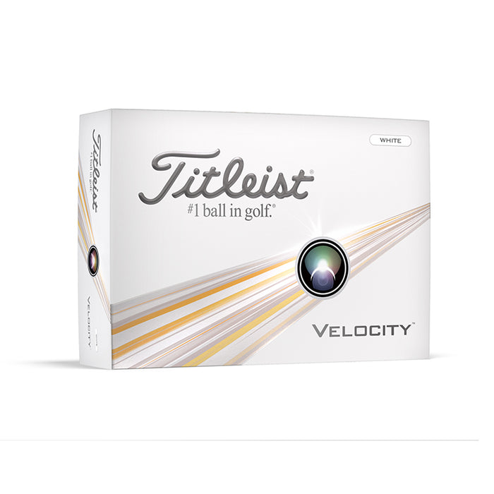 Titleist Velocity 2024 Golf Balls - White