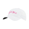 Taylormade Script Ladies Golf Cap - White/Pink