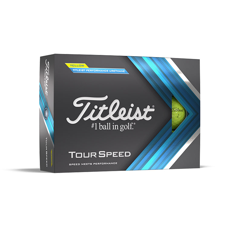 Titleist Tourspeed Golf Balls - Yellow