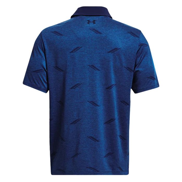 Under Armour Playoff Deuces Golf Polo Shirt - Blue Mirage