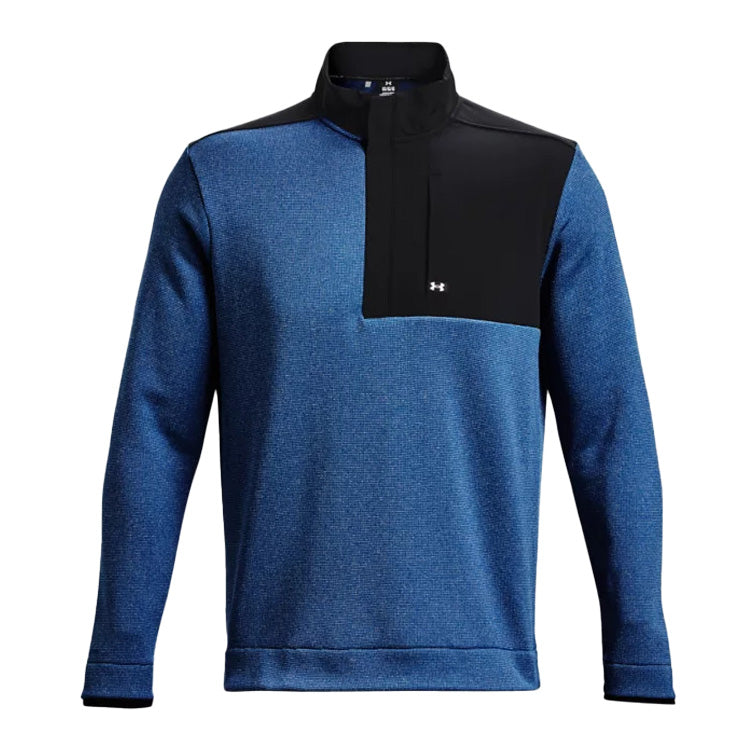 Under Armour Storm Sweaterfleece Half-Zip Golf Sweater - Blue Mirage