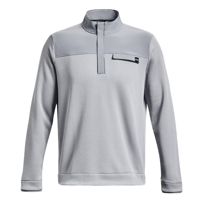 Under Armour Storm Sweaterfleece Half-Zip Golf Sweater - Steel