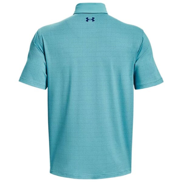 Under Armour T2G Print Golf Polo Shirt - Mirage Blue