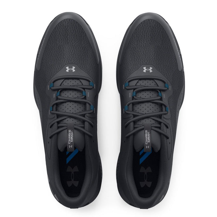 Under Armour Charged Draw 2 Golf Shoes - Black/Black/Grey