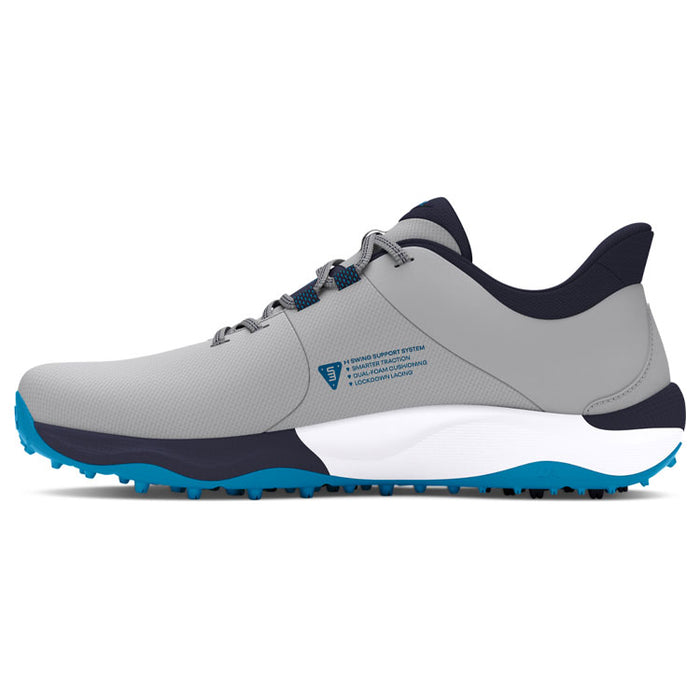 Under Armour Drive Pro SL Golf Shoes - Mod Grey/Capri