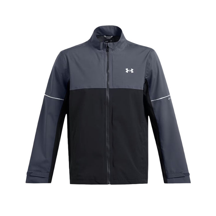 Under Armour Drive Rain Golf Jacket - Downpour Grey/Black/Silver