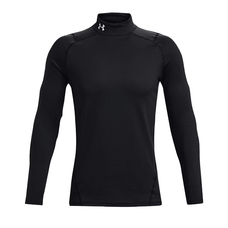 Under Armour ColdGear Fitted Golf Mock - Black