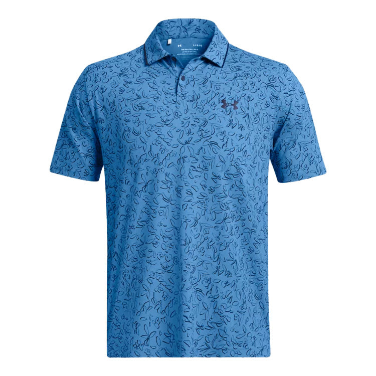 Under Armour Iso Chill Verge Golf Polo Shirt - Viral Blue/Navy