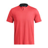 Under Armour Playoff Dash Golf Polo Shirt - Red/Black