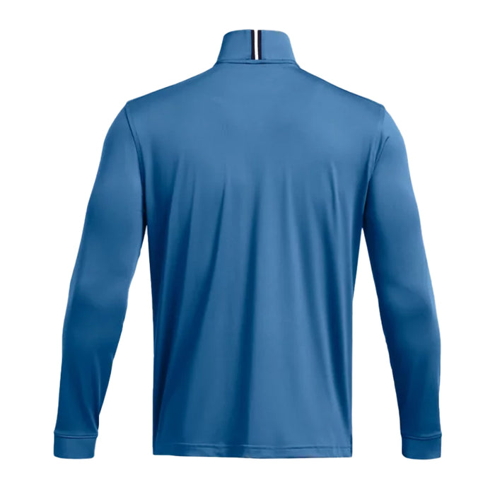 Under Armour Playoff 1/4 Zip Golf Pullover - Photon Blue/Navy