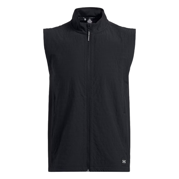 Under Armour Pro Storm Lightweight Insulated Golf Vest - Black/Metallic Silver