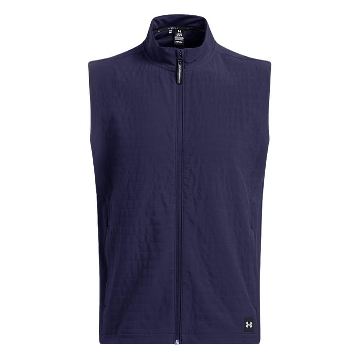 Under Armour Pro Storm Lightweight Insulated Golf Vest - Midnight Navy/Metallic Silver