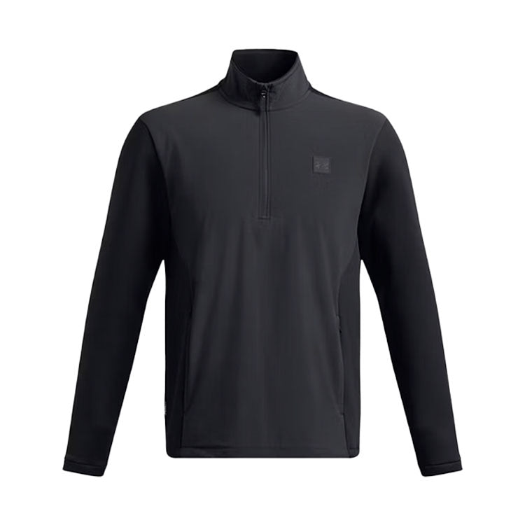 Under Armour Drive Pro Storm Hybrid Half-Zip Golf Jacket - Anthracite Grey/Black