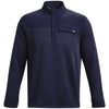 Under Armour Storm Sweater Fleece 1/2 Zip Golf Top - Midnight Navy / White