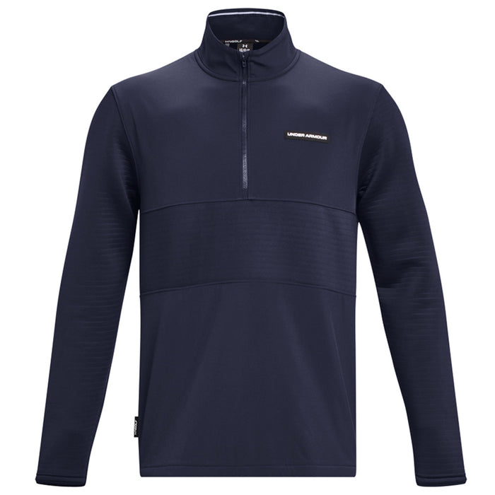 Under Armour Storm Daytona 1/2 Zip Golf Pullover - Navy / White