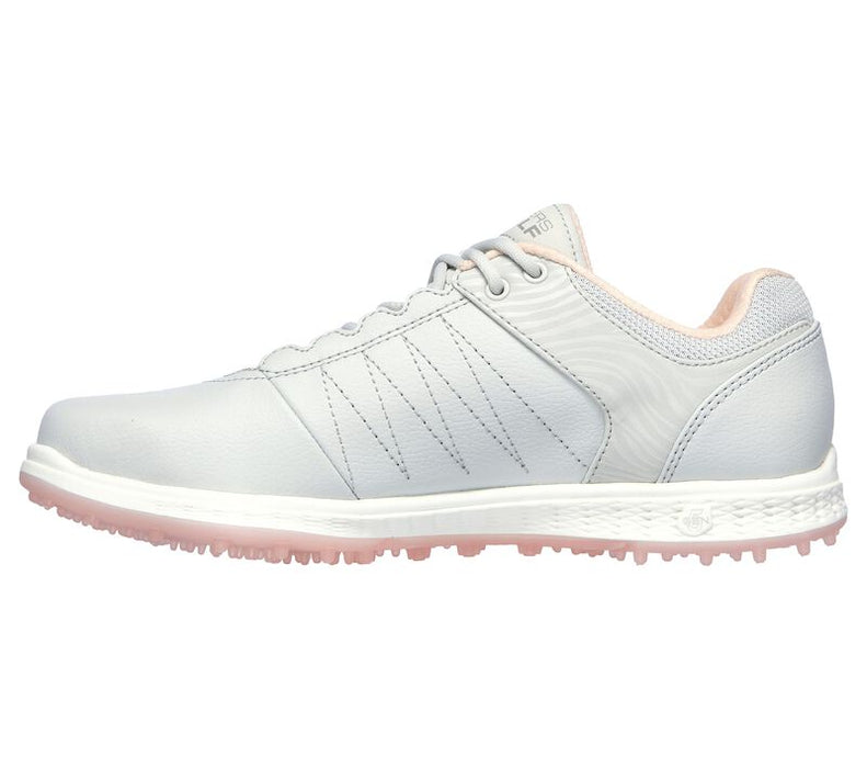 Skechers GO GOLF PIVOT Ladies Golf Shoes - Light Grey / Pink