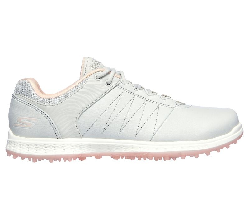 Skechers GO GOLF PIVOT Ladies Golf Shoes - Light Grey / Pink