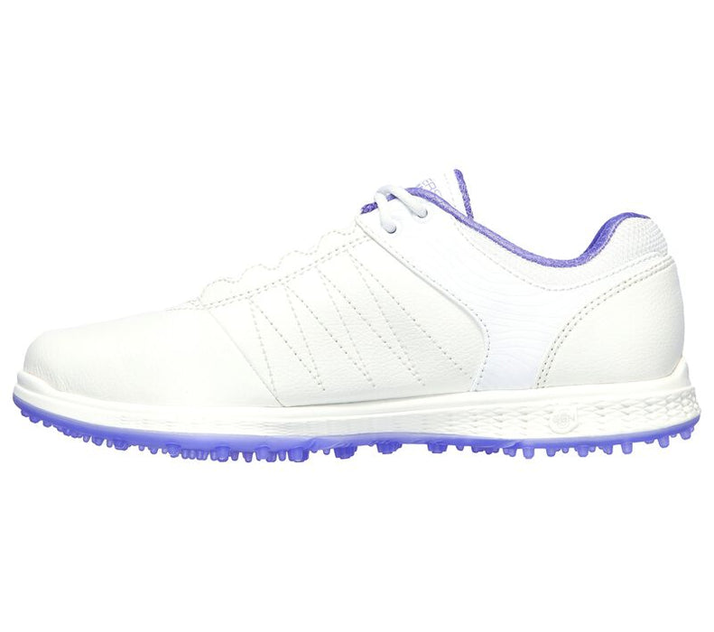 Skechers GO GOLF PIVOT Ladies Golf Shoes - White / Purple