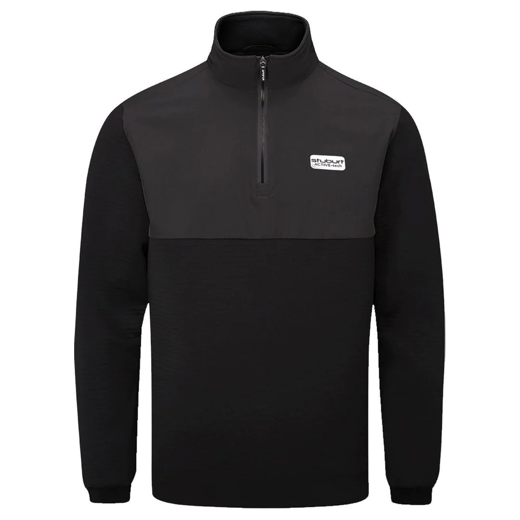 Stuburt Active-Tech Lined Golf Pullover - Black