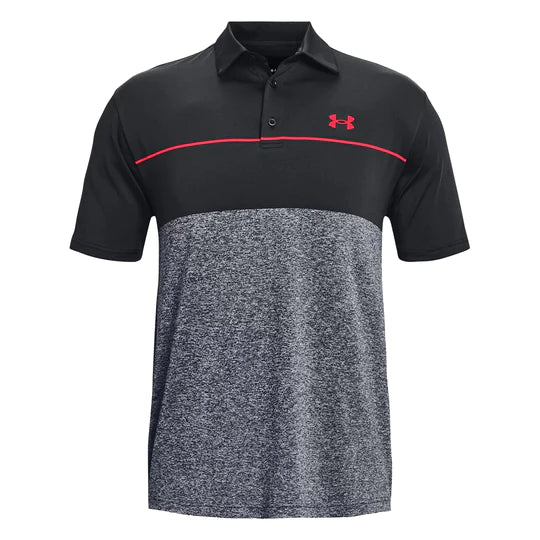 Under Armour Playoff 2.0 Golf Polo - Black/Steel