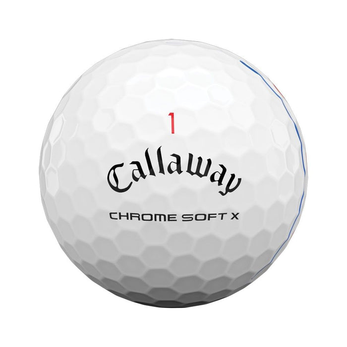 Callaway Chrome Soft X Triple Track Golf Balls - White