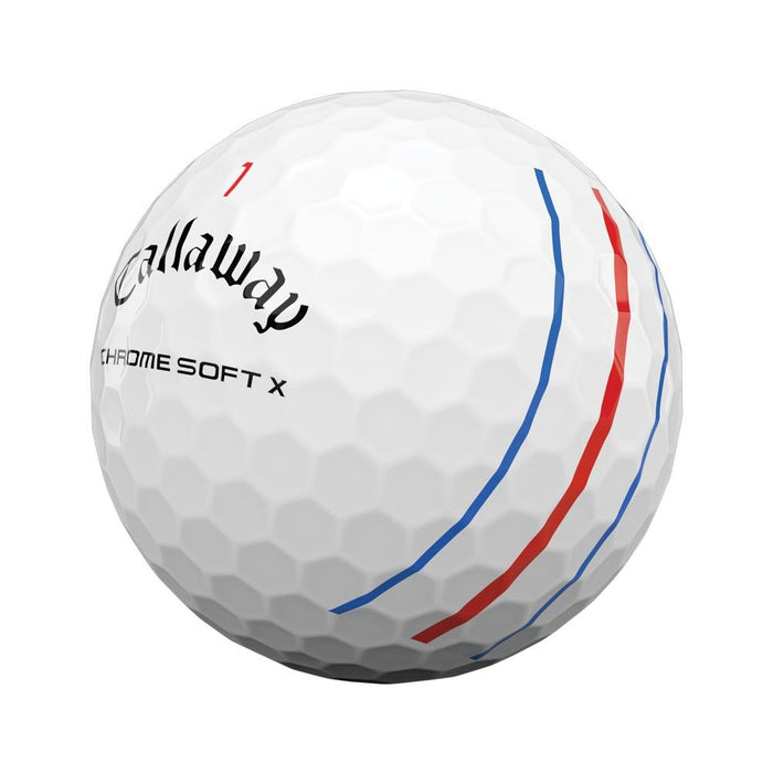 Callaway Chrome Soft X Triple Track Golf Balls - White