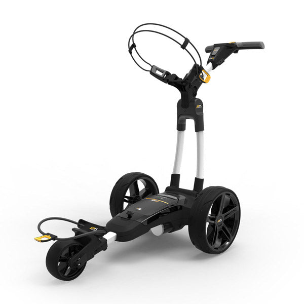 Powakaddy FX3 Electric Golf Trolley - White 18 Hole Battery (Extended Battery Available)