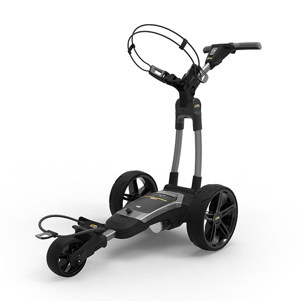 Powakaddy FX5 Electric Golf Trolley - Gunmetal 18 Hole Battery (Extended Battery Available)