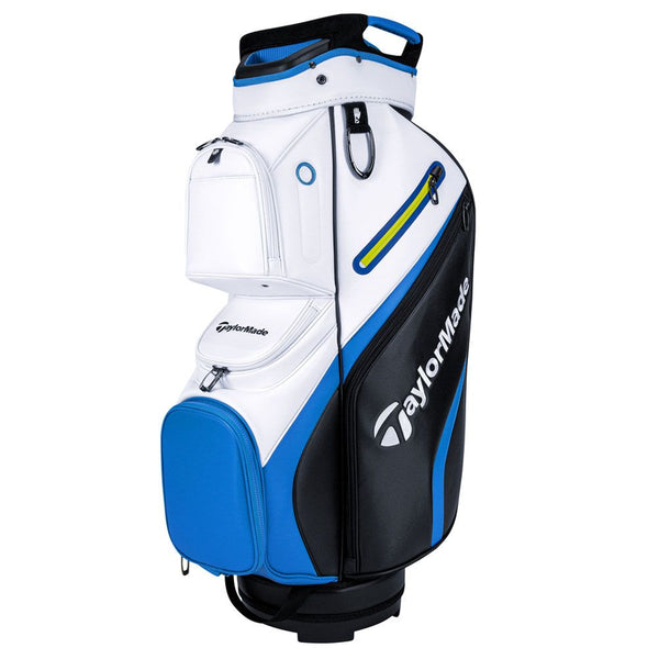 Taylormade 2021 Deluxe Golf Cart Bag Black/White/Blue Andrew Morris