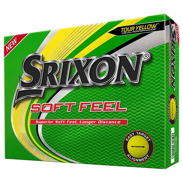 Srixon Soft Feel Golf Balls - Yellow