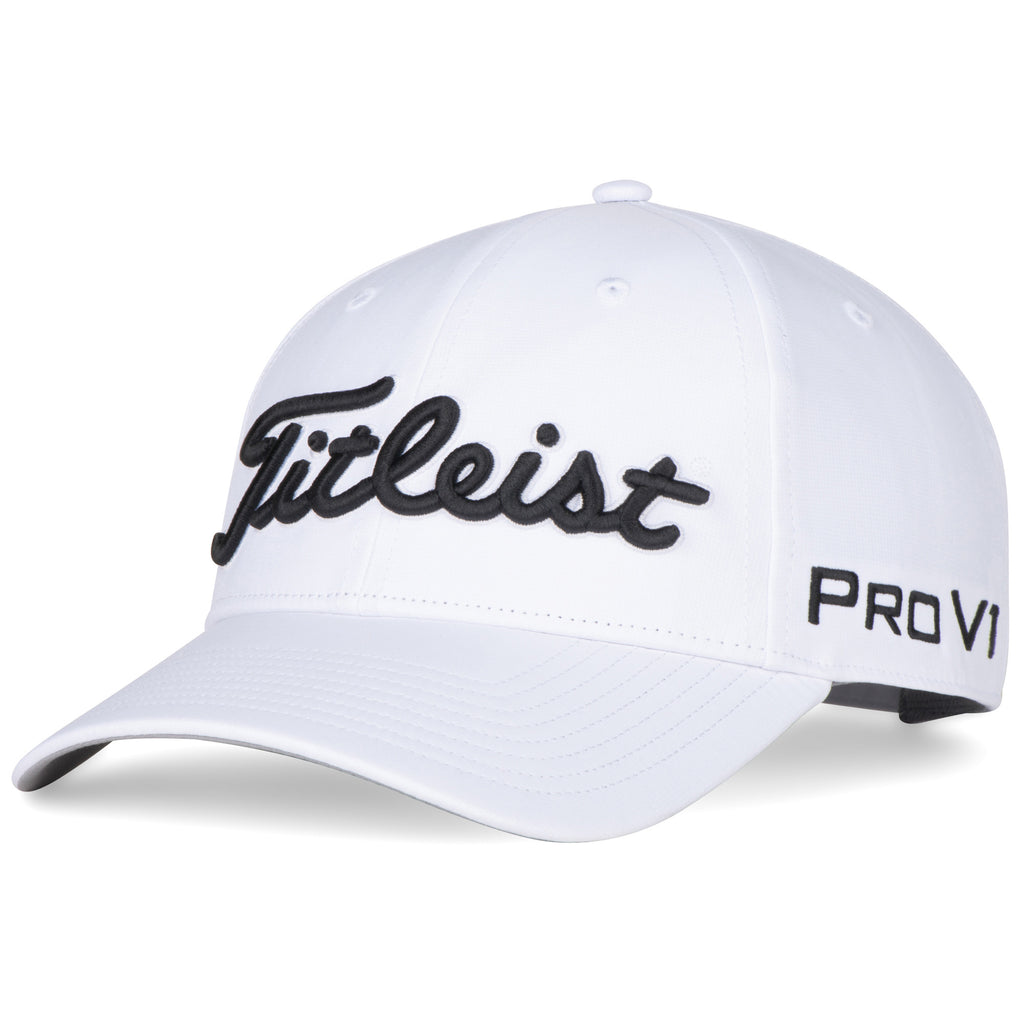 Titleist Tour Performance Golf Hat - White/Black
