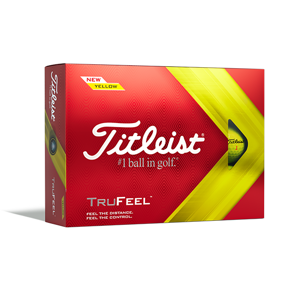 Titleist Trufeel Golf Balls - Yellow