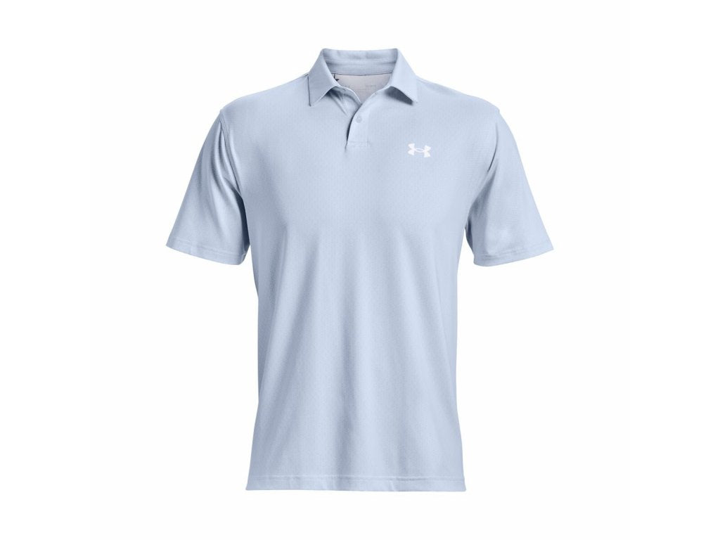 Under Armour T2G Printed Golf Polo Shirt - Oxford Blue