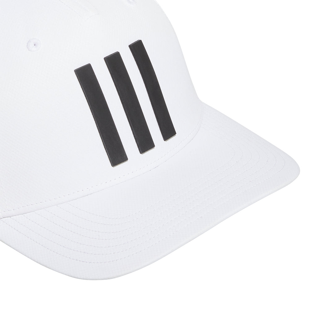 Adidas 3-Stripe Tour Golf Cap - White - Andrew Morris Golf | Baseball Caps