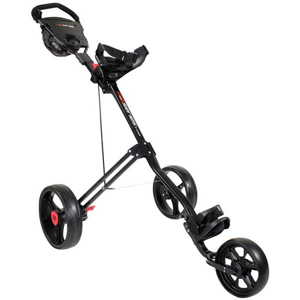 Masters 5 Series 3 Wheel Push Golf Trolley - Black