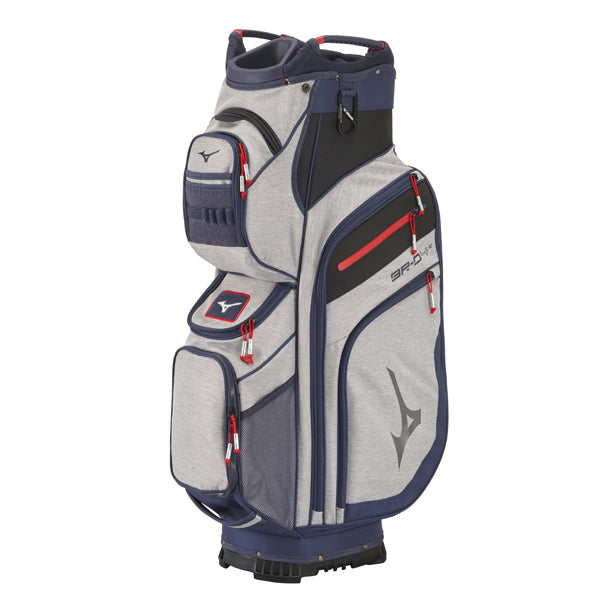 Mizuno BR-D4 Golf Cart Bag - Grey/Navy