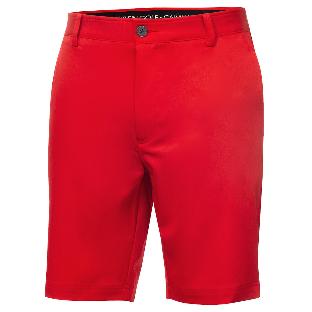 Calvin Klein Bullet Golf Shorts - Red