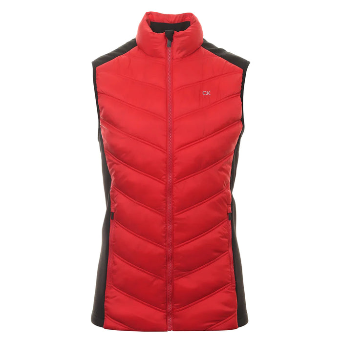 Calvin Klein Frontera Hybrid Golf Gilet - Red