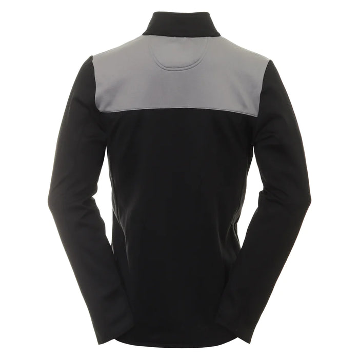 Calvin Klein Traverse Half-Zip Golf Top - Grey/Black