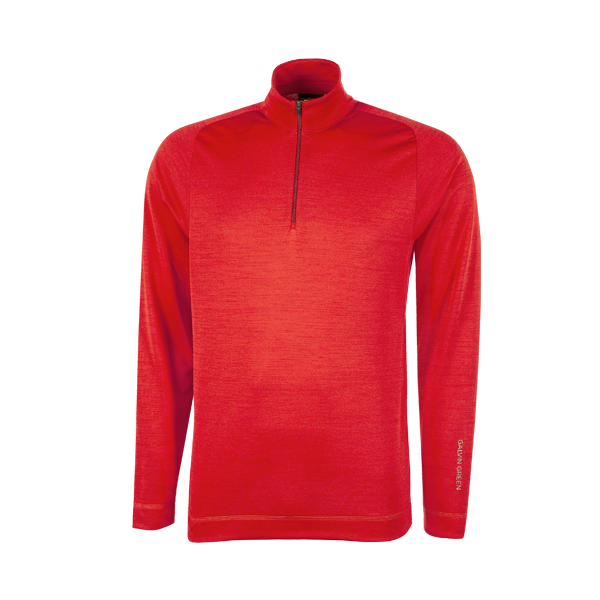 Galvin Green Dixon 1/2 Zip Insula Golf Sweater - Red
