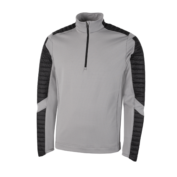 Galvin Green Duke Mens Golf Pullover - Sharkskin/Black