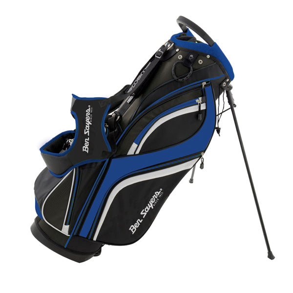 Ben Sayers Deluxe Golf Stand Bag - Black/Blue