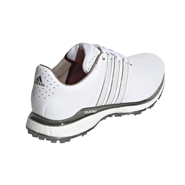 adidas Tour 360 XT SL 2.0 Golf Shoes White Silver Andrew Morris Golf