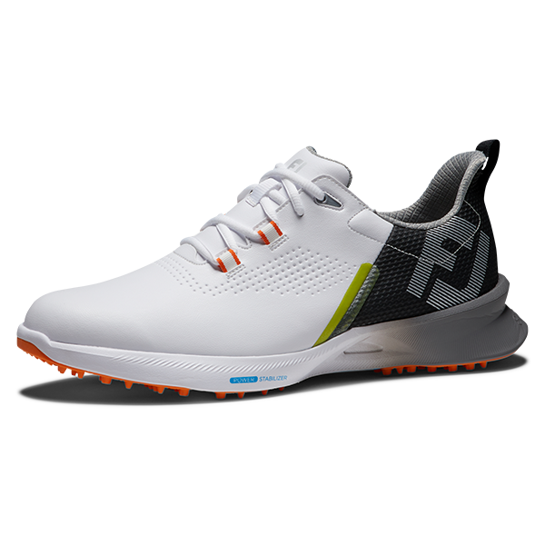 Footjoy Fuel Golf Shoes - White/Black/Orange