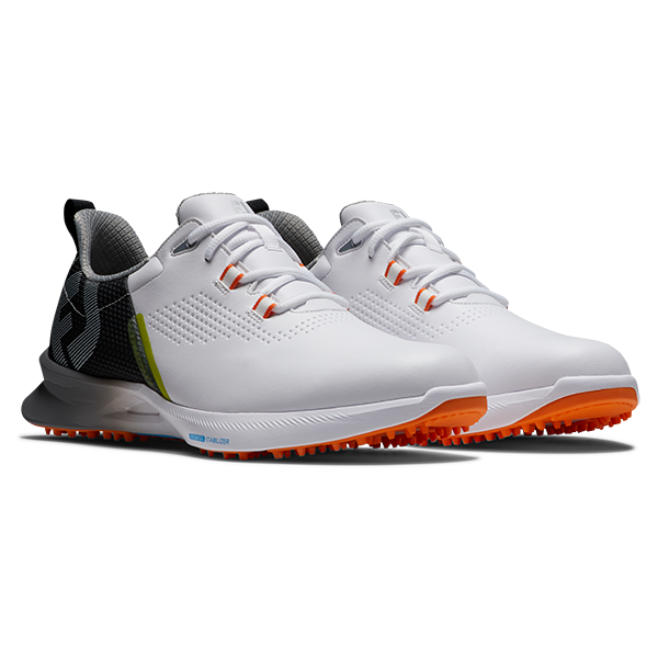 Footjoy Fuel Golf Shoes - White/Black/Orange