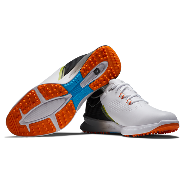 Footjoy Fuel Golf Shoes - White/Black/Orange