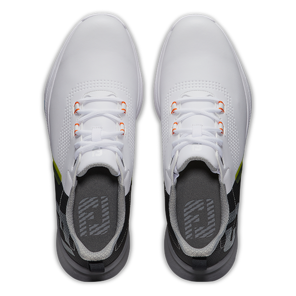 Footjoy Fuel Golf Shoes - White/Black/Orange