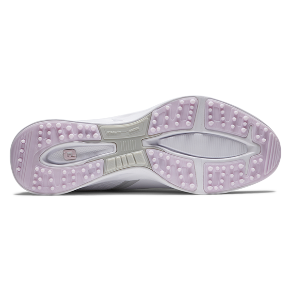 Footjoy Fuel Ladies Golf Shoes - White/White/Pink