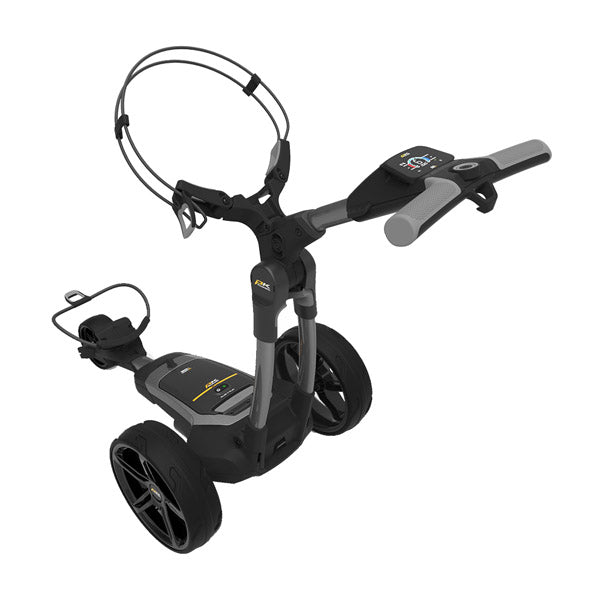 Powakaddy FX5 Electric Golf Trolley - Gunmetal 18 Hole Battery (Extended Battery Available)