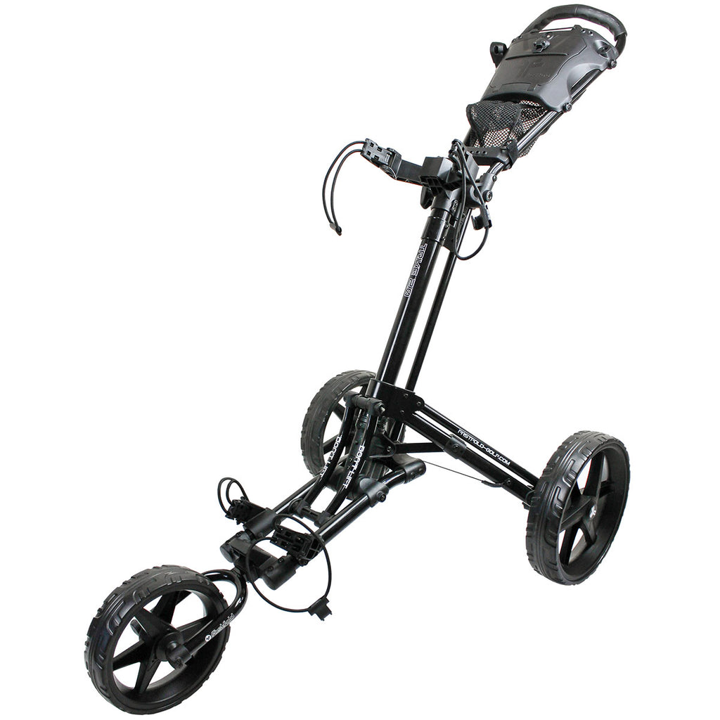 FastFold Trike 2.0 Golf Push Trolley - Black